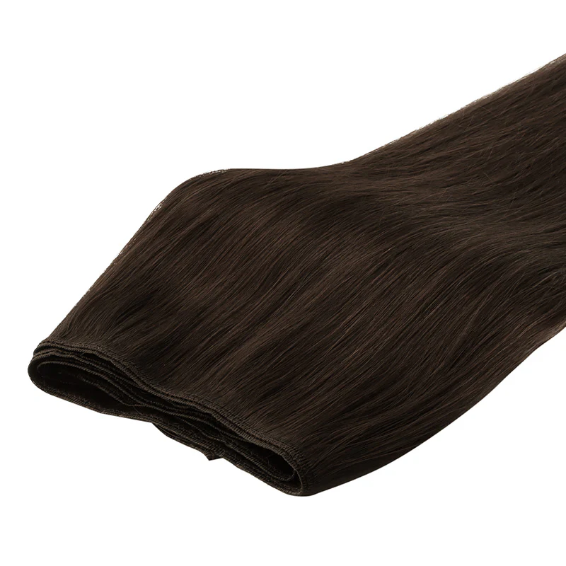 Chocolate Brown (4A) Sew-In Weft Hair Extensions (80g-120g) - Image 10