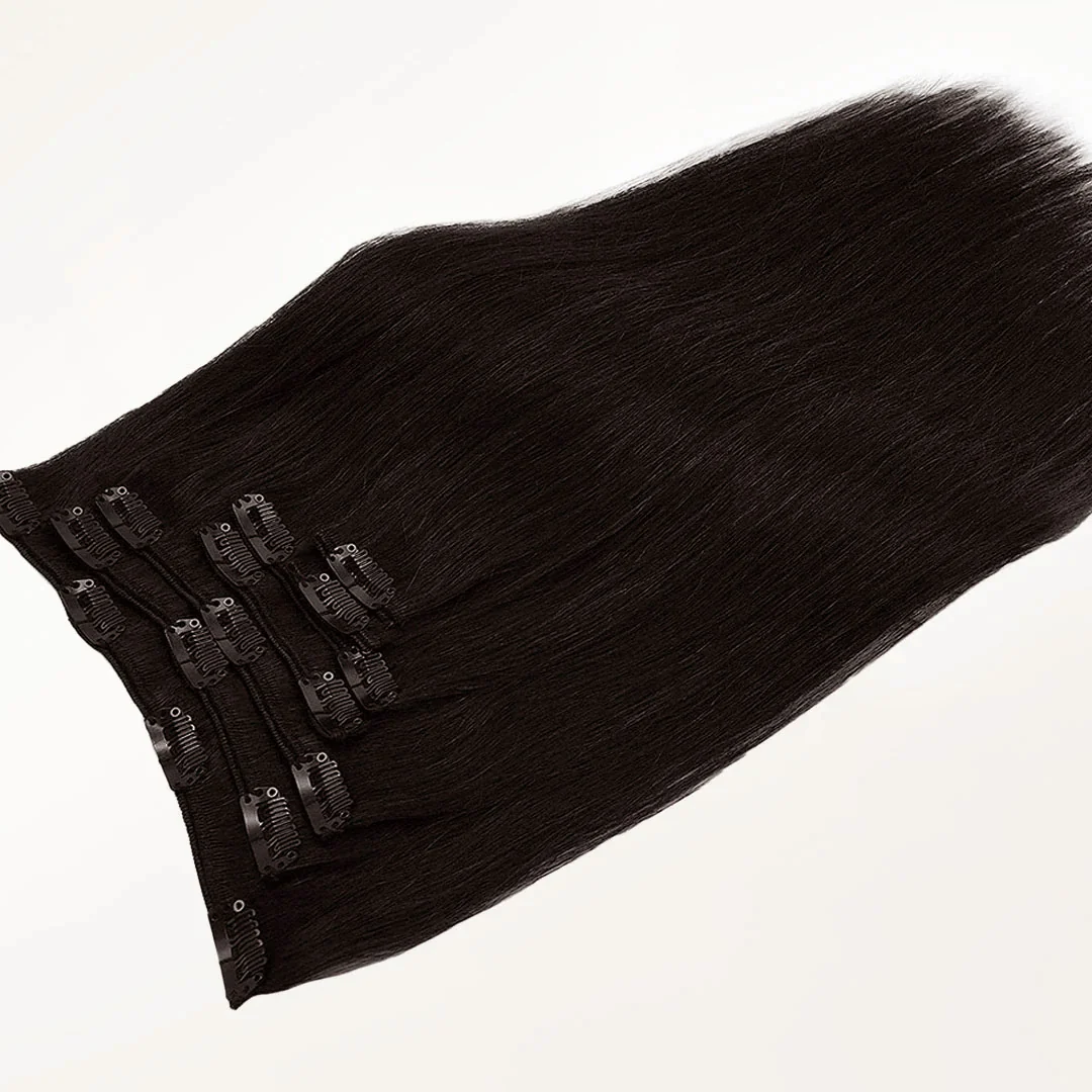 Dark Brown (2) Classic Clip-Ins (120g-150g) - Image 10