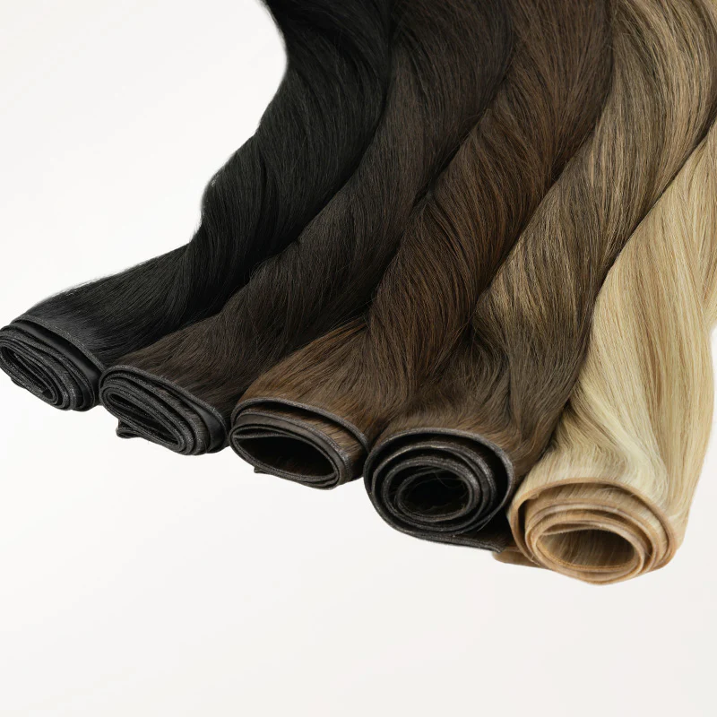 Dark Brown (2) Genius Tape Weft Hair Extensions 60g - Image 11