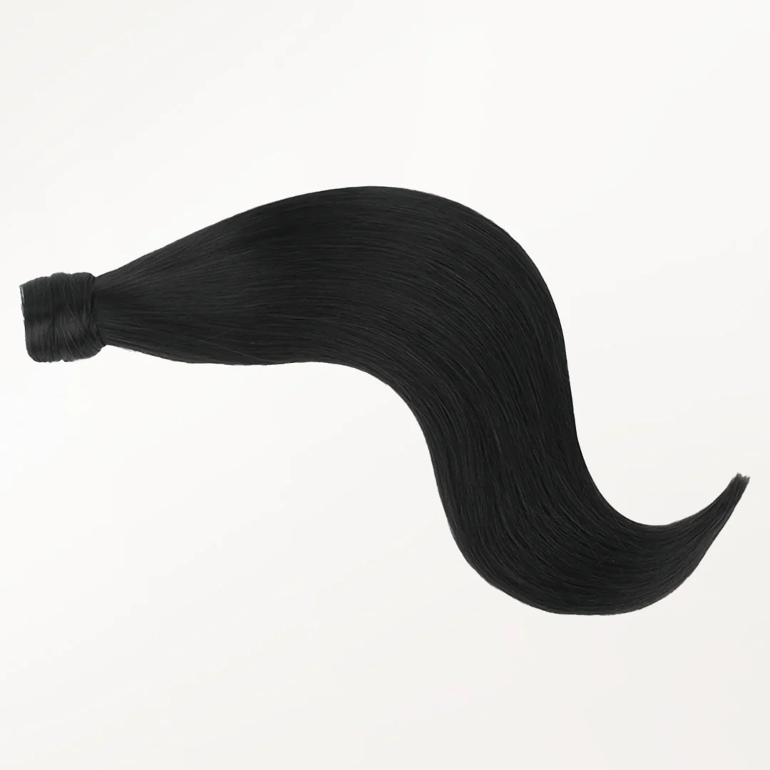 Jet Black (1) Ponytail (75g-90g) - Image 7