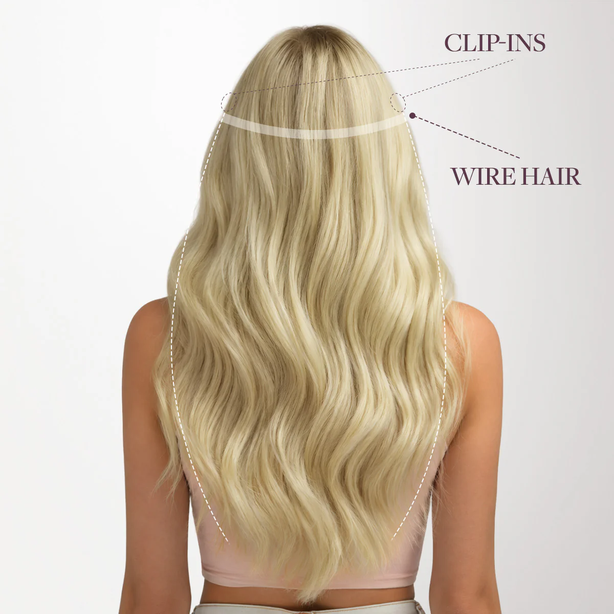 Chocolate Brown (4A) Pro & Wire Hair Extension (70g-140g) - Image 6