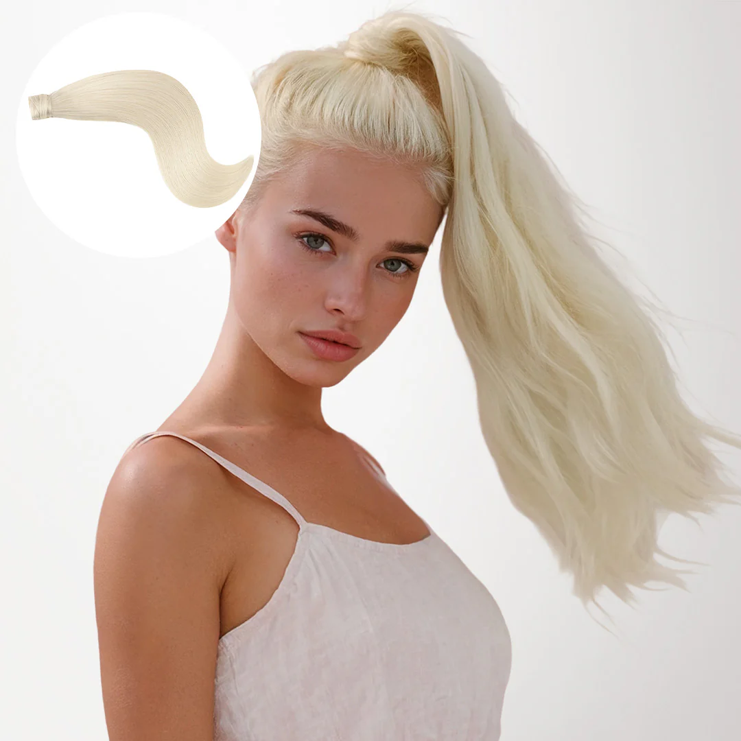 Human Hair Ponytail Extensions - Image 85