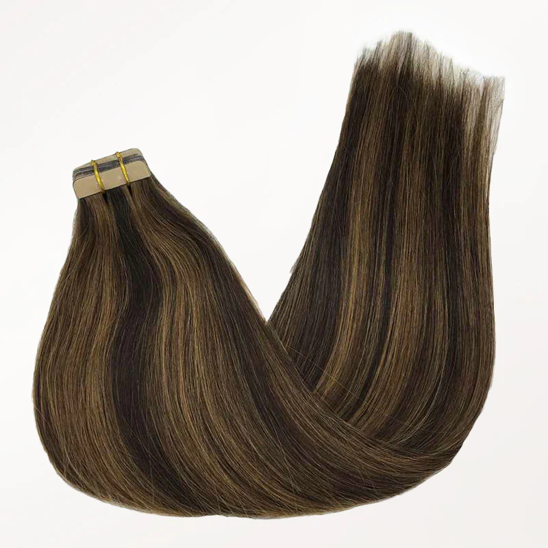 Chestnut Brown Balayage (2/6) Tape-Ins 50g - Image 5